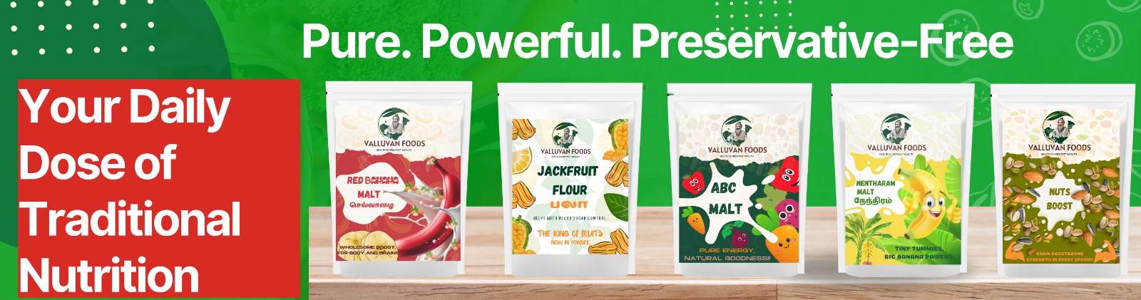 Valluvan Foods Banner